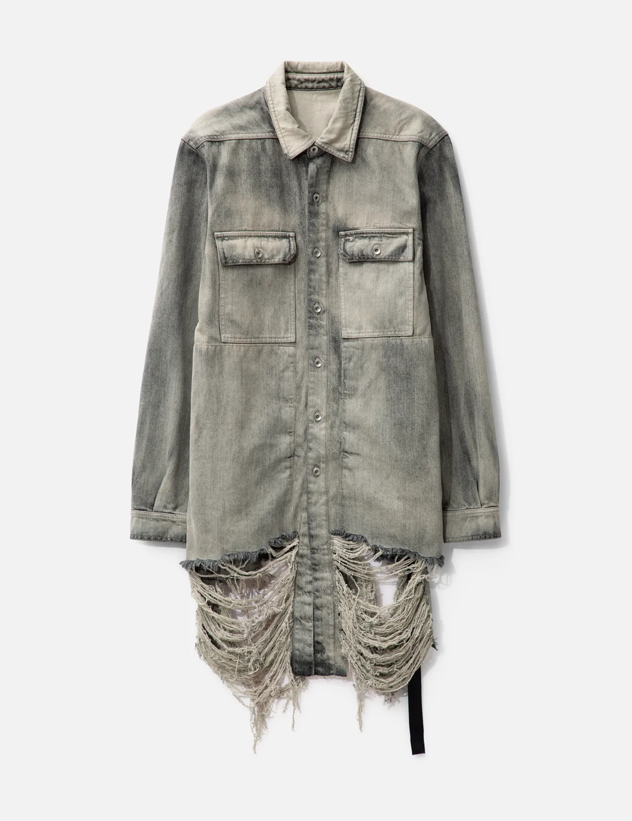 Rick Owens Drkshdw - Mineral Denim Outershirt | HBX - HYPEBEAST 為