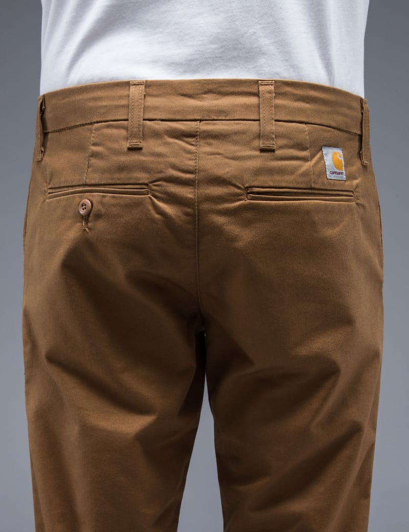Carhartt Work In Progress - Hamilton Brown Rinsed Sid Pants