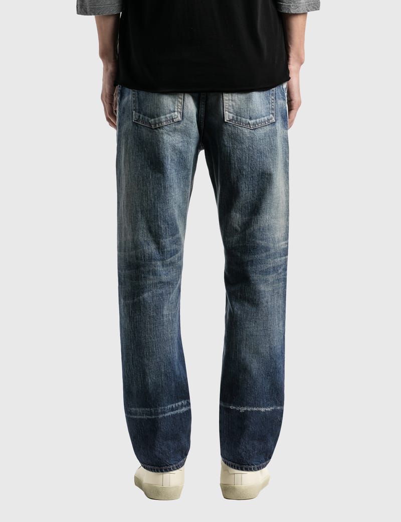 Saint Laurent - Straight-Fit Jeans In Dirty Winter Blue