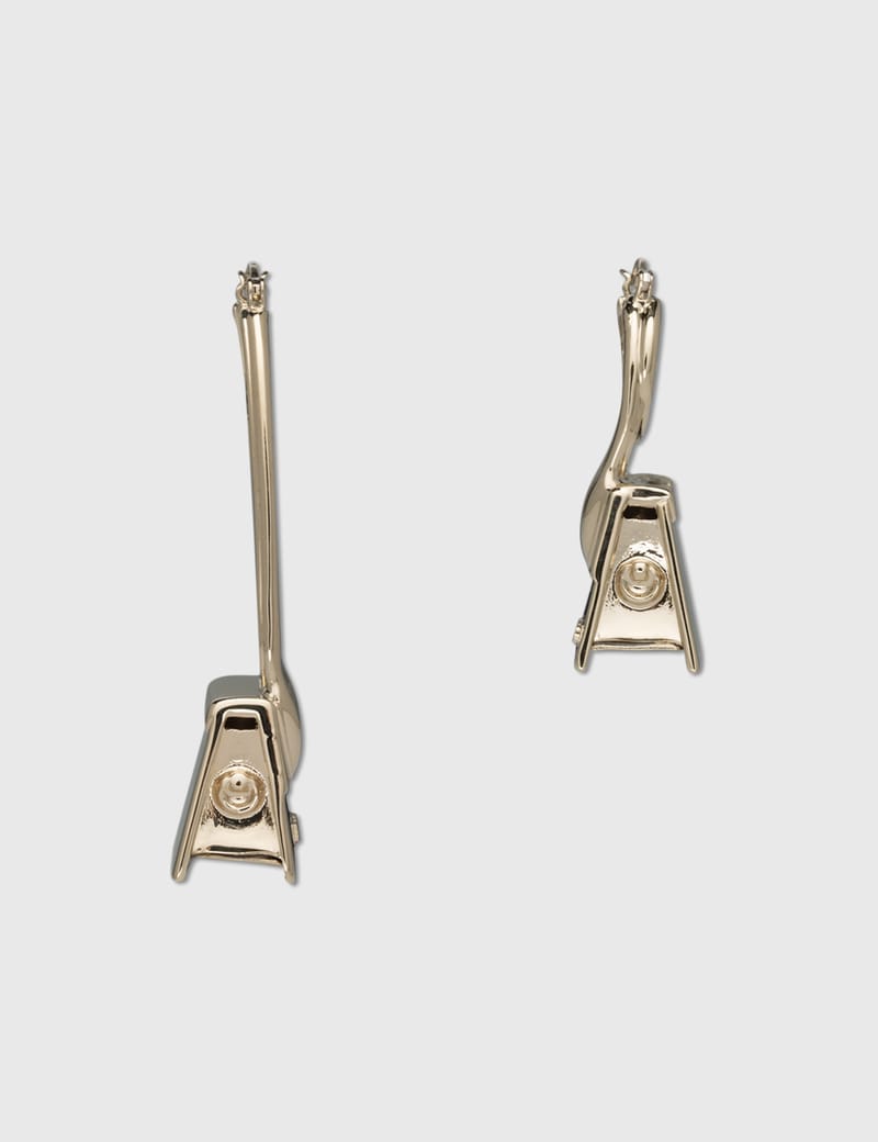 【関税＆送料込み】Jacquemus Les Creoles Jacquemus Unisex Les Boucles Brass Bead Earrings | Saks
