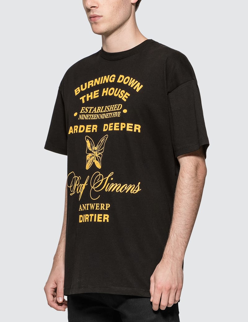 Raf Simons - Big Fit Harder Deeper T-shirt | HBX - Globally