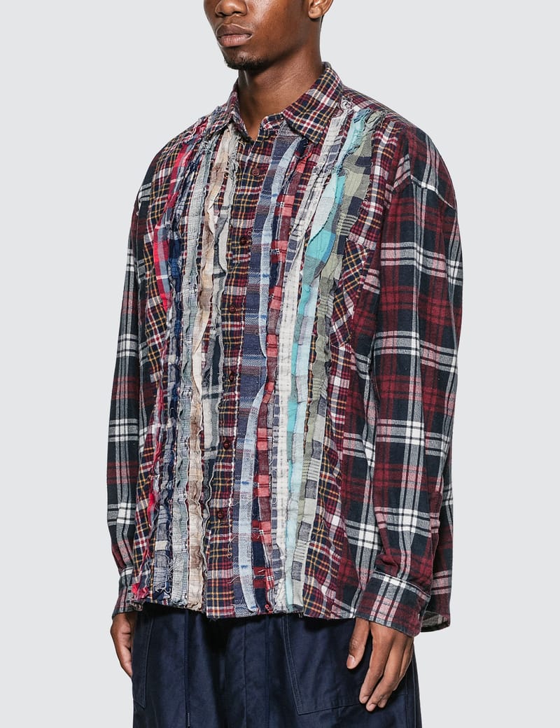 Needles - Ribbon Cuts Flannel Shirt | HBX - Globally Curated