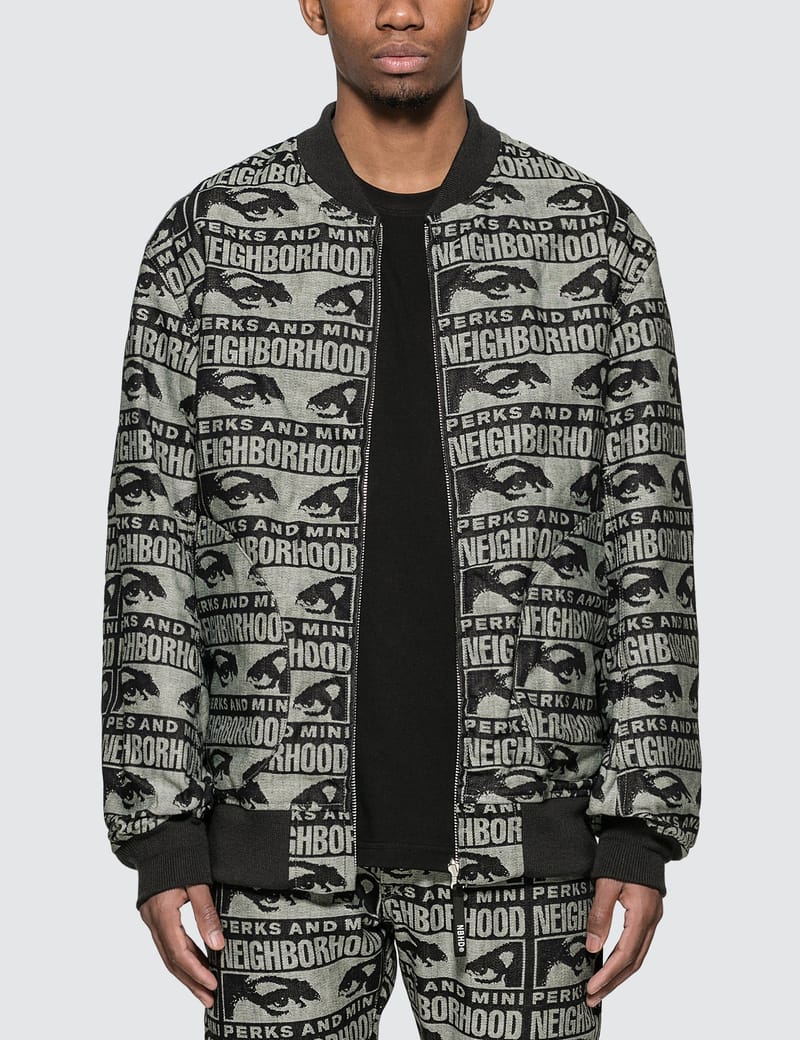 NEIGHBORHOOD×PERKS ANDMINI bomber jacket Perks and Mini - P.A.M. x Neighborhood Reversible Bomber