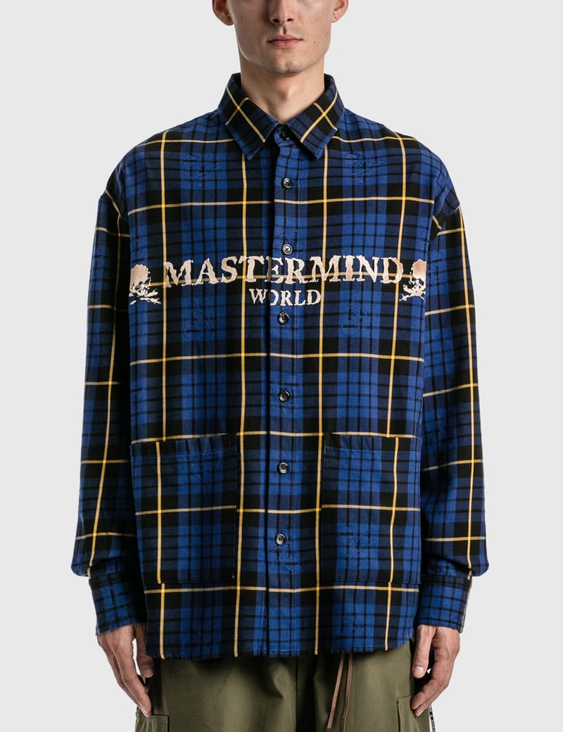 MASTERMIND マスターマインド オーバーサイズ チェックシャツ