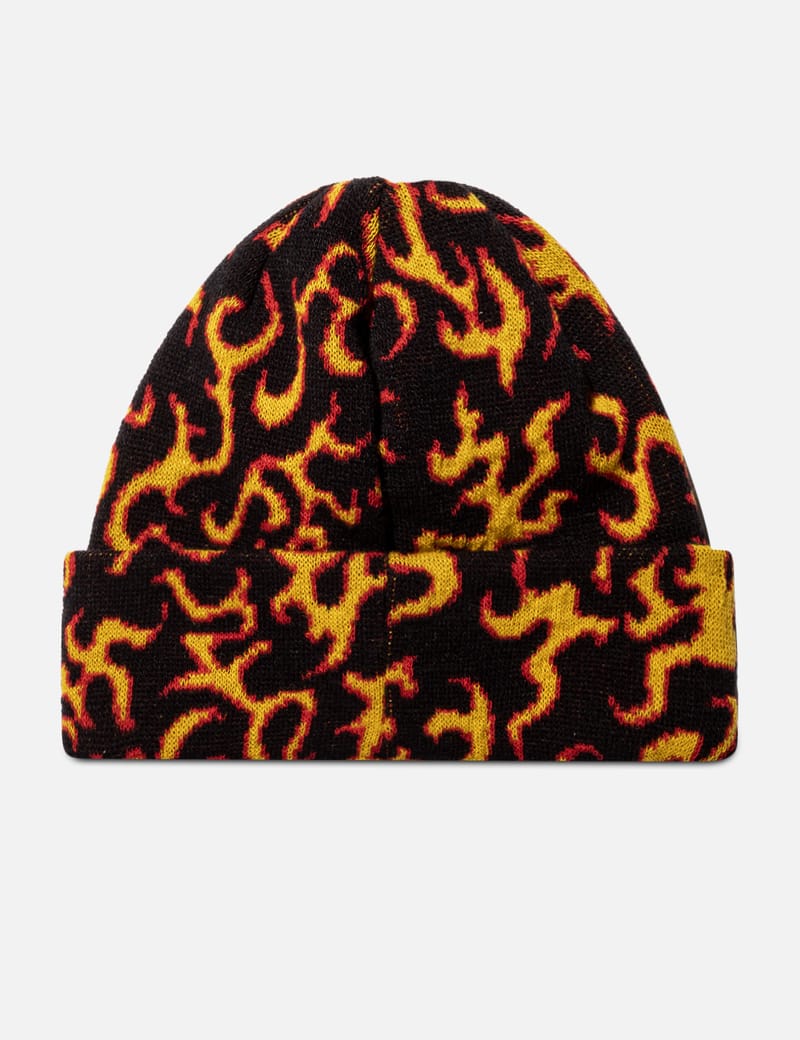 BlackEyePatch - OG Label Flames Beanie | HBX - Globally Curated