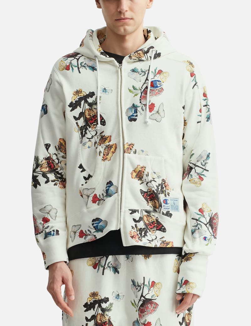 Undercover Undercover x Champion UC2E1802-2 Curved Zip-up Hoodie