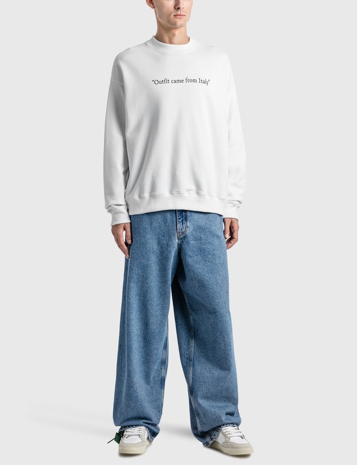 OffWhite™ From Italy Skate Crewneck Sweatshirt HBX Globally