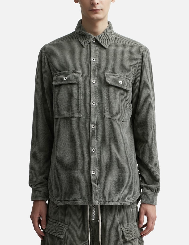 Rick Owens Drkshdw - Corduroy Outershirt | HBX - Globally Curated 