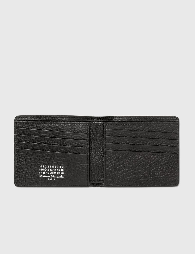 Maison Margiela ブラックレザー財布　バイフォールドウォレット MAISON MARGIELA,メゾンマルジェラ,レザー バイフォールド