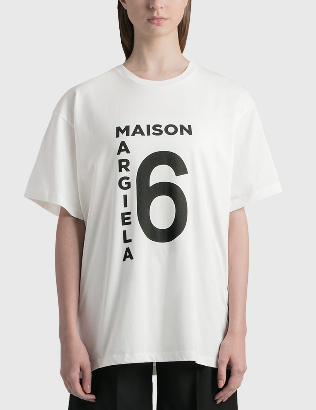 MM6 Maison Margiela - Logo T-shirt | HBX - Globally Curated ...