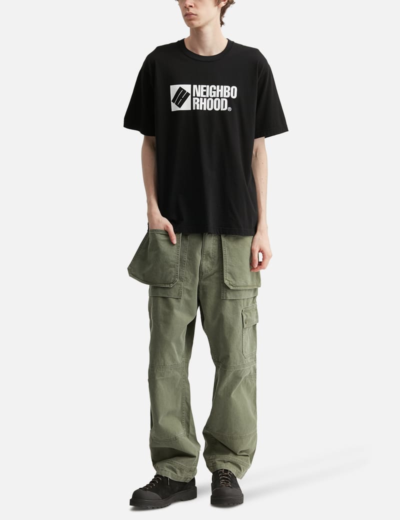 NEIGHBORHOOD NEIGHBORHOOD T-Shirt Short Sleeves-3 - Black cotton