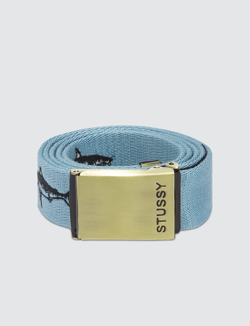 小物 Shawn Stussy Belt Dior And Shawn Belt 25 MM Beige/Navy Blue in Jacquard Canvas with