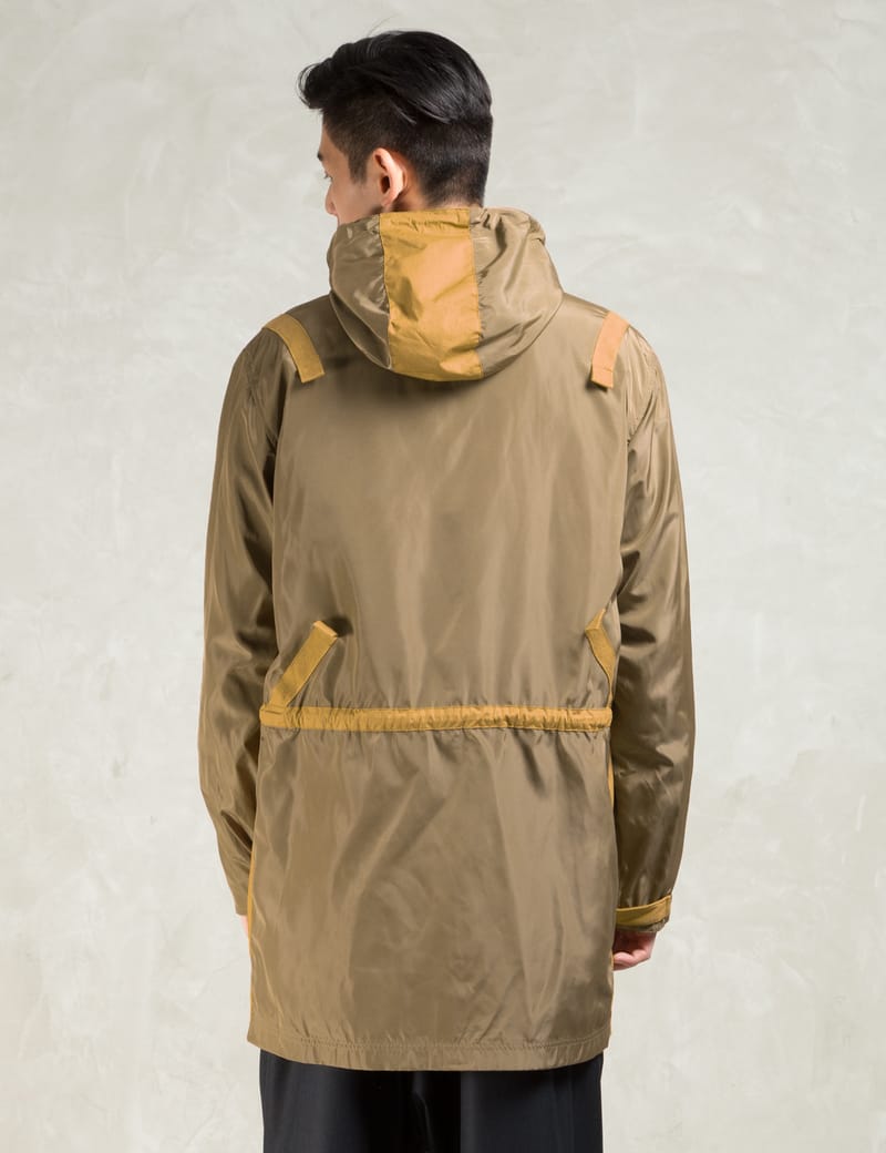 HENRIK VIBSKOV グリーン中綿ジャケット Henrik Vibskov - Khaki Wind Glider Coat | HBX - Globally