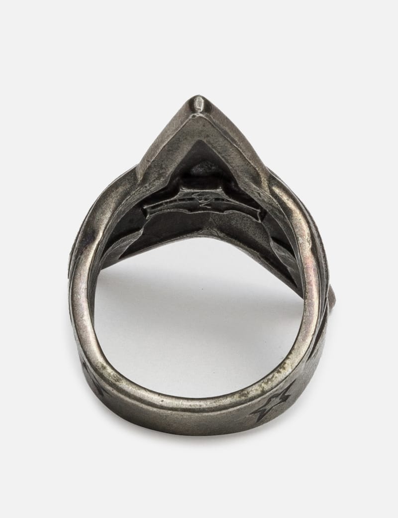 CHROME HEARTS - CHROME HEARTS NAIL RING | HBX - Globally Curated 