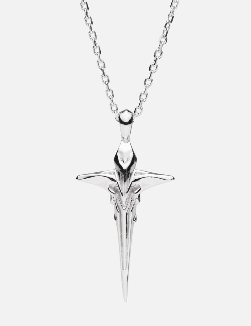 Human Made - HEART SILVER NECKLACE | HBX - Globally Curated