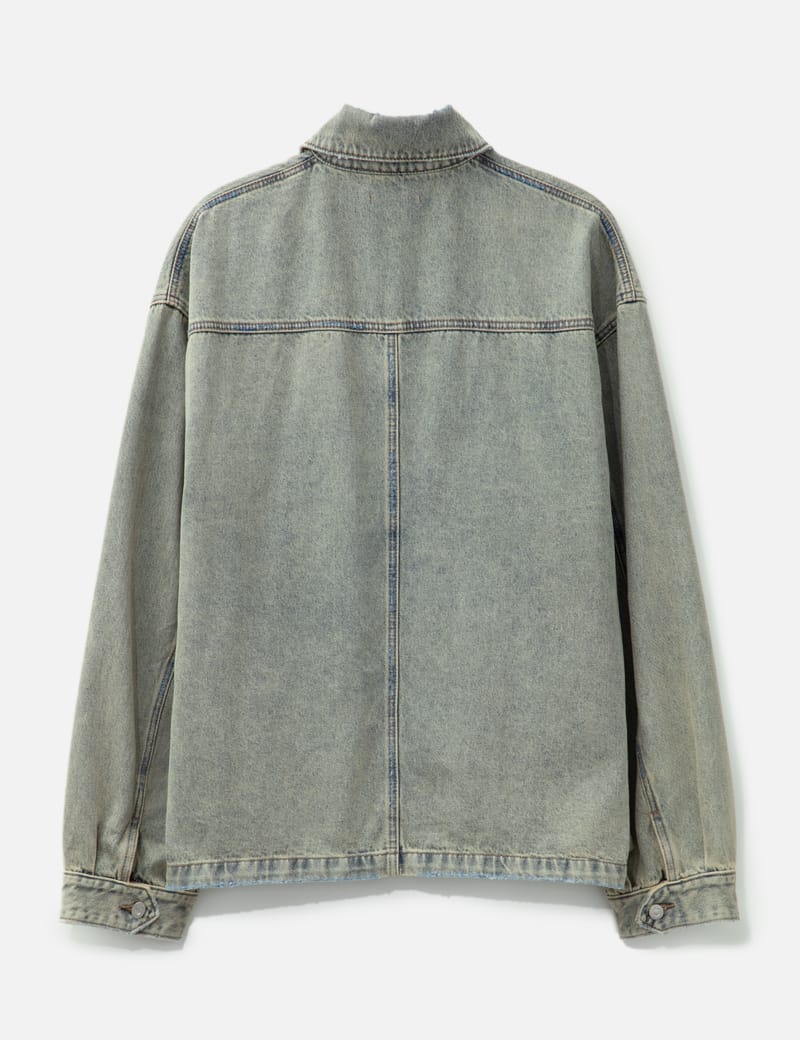 ジャケット・アウター Arc Denim Coaches Jacket Washed Indigo Supreme Arc Denim Coaches Jacket Washed Indigo (Size Medium