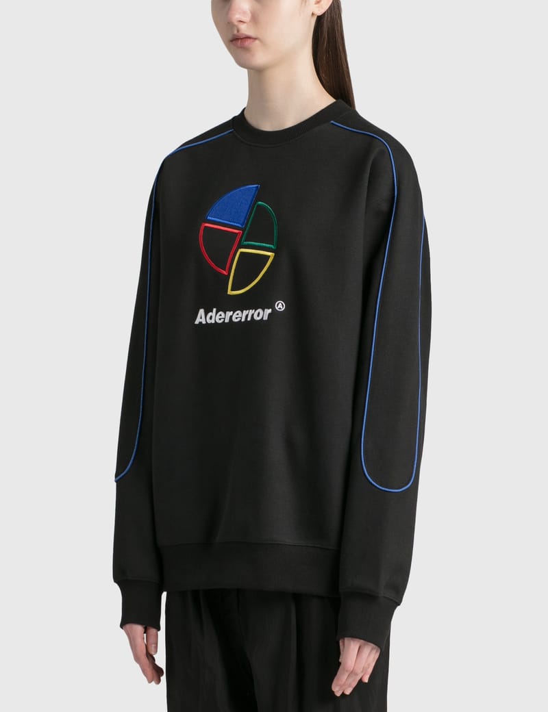 Ader Error - Sliced Logo Sweatshirt | HBX - Globally Curated