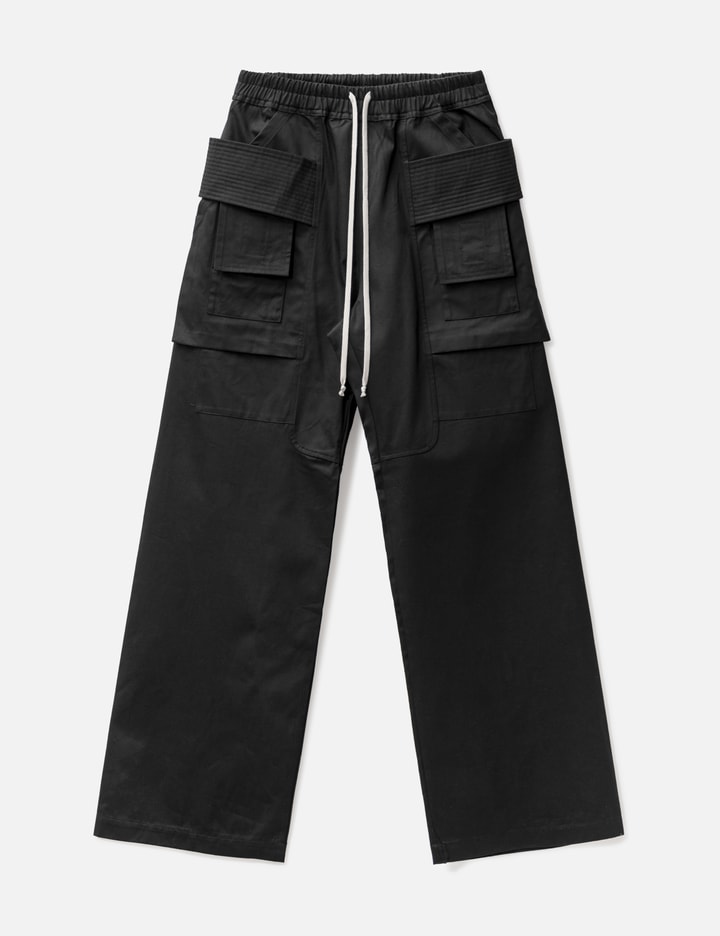 Rick Owens Drkshdw - Creatch Cargo Drawstring Straight Cut Pants | HBX ...