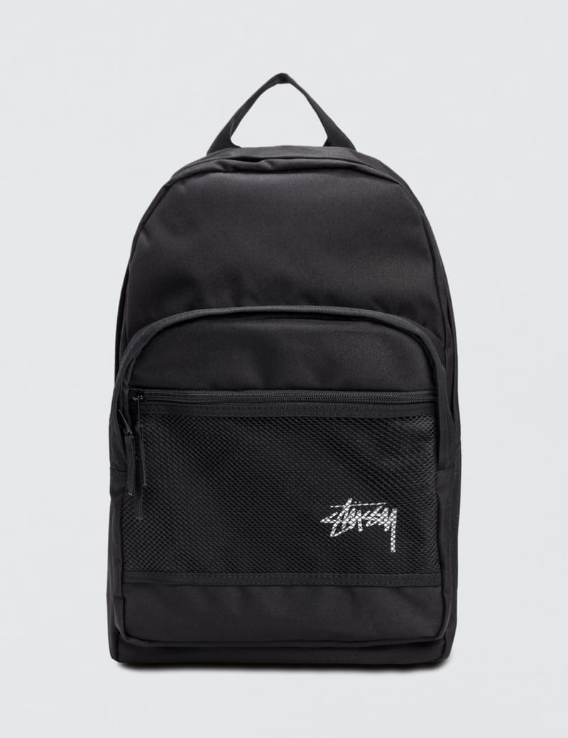 STUSSY Backpack Stock Backpack Men's Black size:30*15*40CM