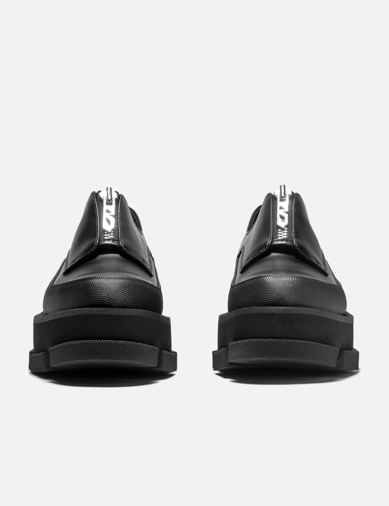 Both Gao Platform Zip Derby In Black | ModeSens