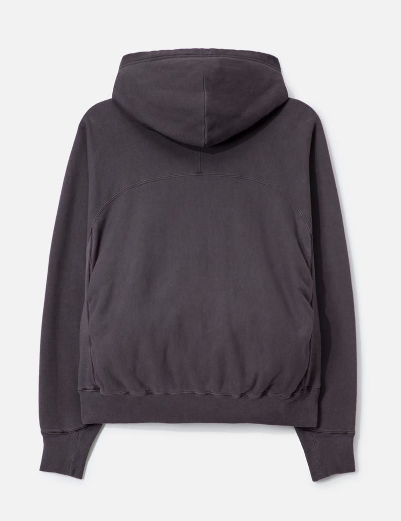 SUGARHILL Half Zip Hoodie - 日本製のパープル綿ハーフジップフーディ