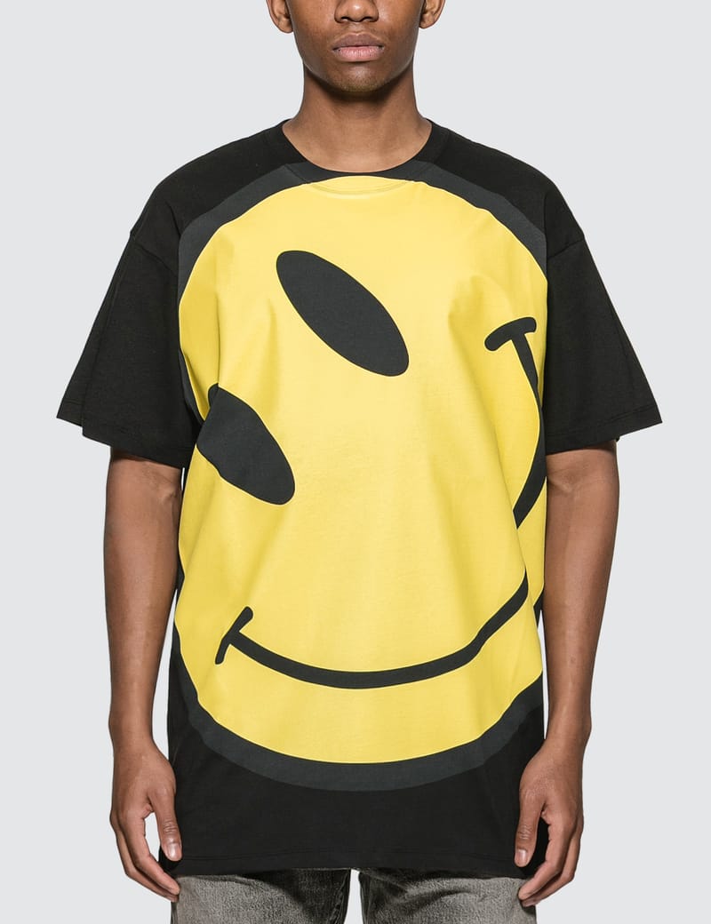 Raf Simons - Smiley Oversized T-shirt | HBX - Globally Curated