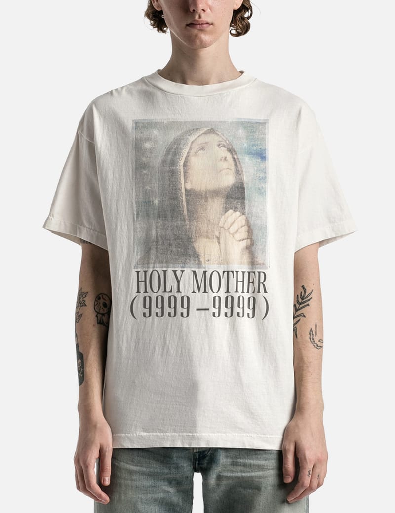 Saint Michael - HOLY MOTHER SHORT SLEEVE T-SHIRT | HBX - Globally Curated  Fashion and Lifestyle by Hypebeast