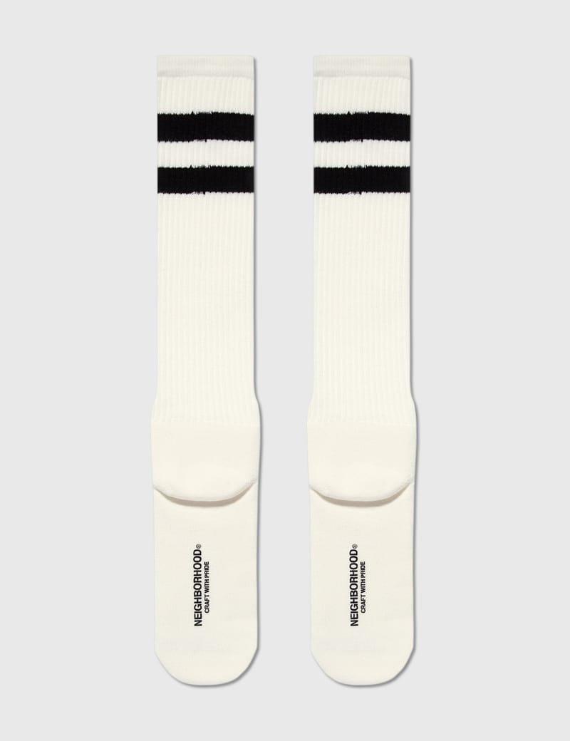 NEIGHBORHOOD - Classic 3 Pack Long Socks | HBX - Globally Curated