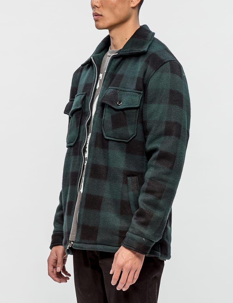 Warren Lotas - Hammer Plaid Sherpa Jacket | HBX - ハイプビースト ...