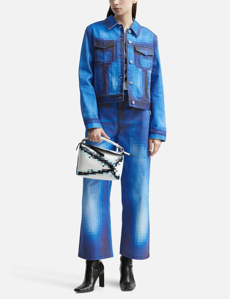 Loewe pixelated discount denim jacket