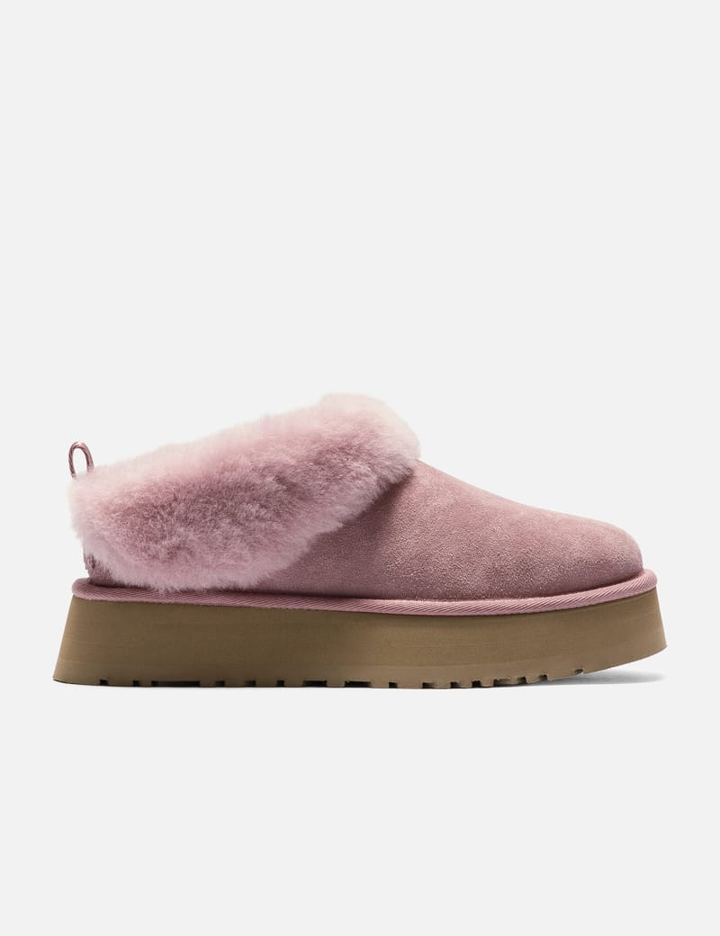 UGG Tazzelle - Pink Dawn suede platform sneaker with 10mm