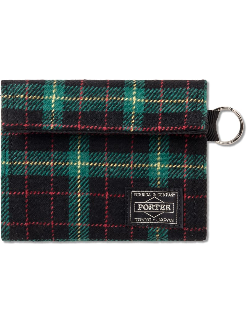 Head Porter - Green Lesson Wallet (m) | HBX - Globally Curated