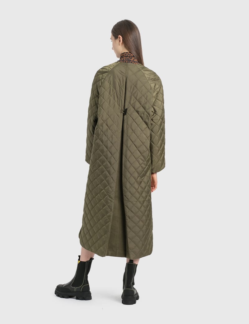 Ganni - Recycled Ripstop Quilt Coat | HBX - ハイプビースト