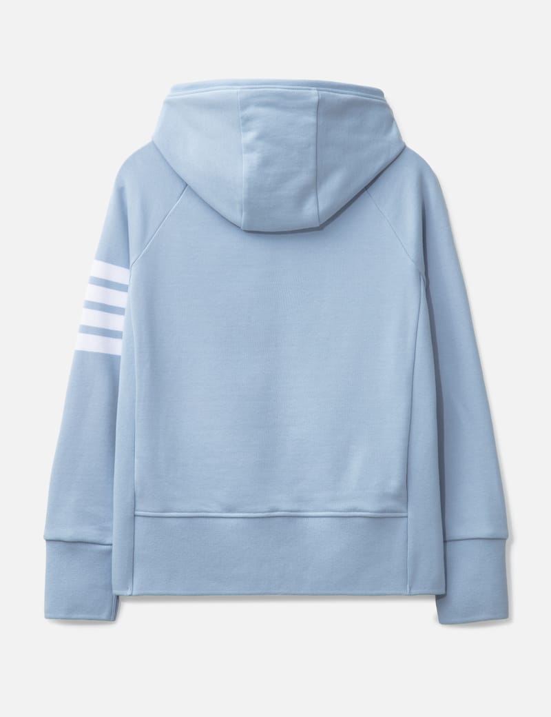 Thom Browne - Classic Loopback 4-Bar Full Zip Hoodie | HBX
