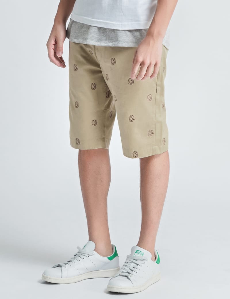 Billionaire Boys Club - Beige Helmet Emb Chino Shorts | HBX