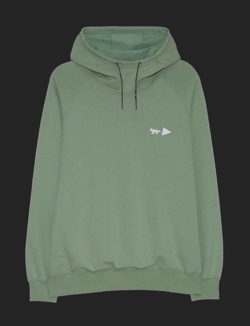 Maison Kitsune × and wander trak hoodie and wander - And Wander x Maison Kitsuné Dry Cotton Hoodie