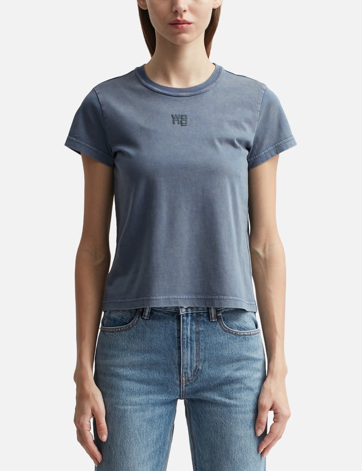 T By Alexander Wang Puff Logo Shrunken Tshirt HBX Globally