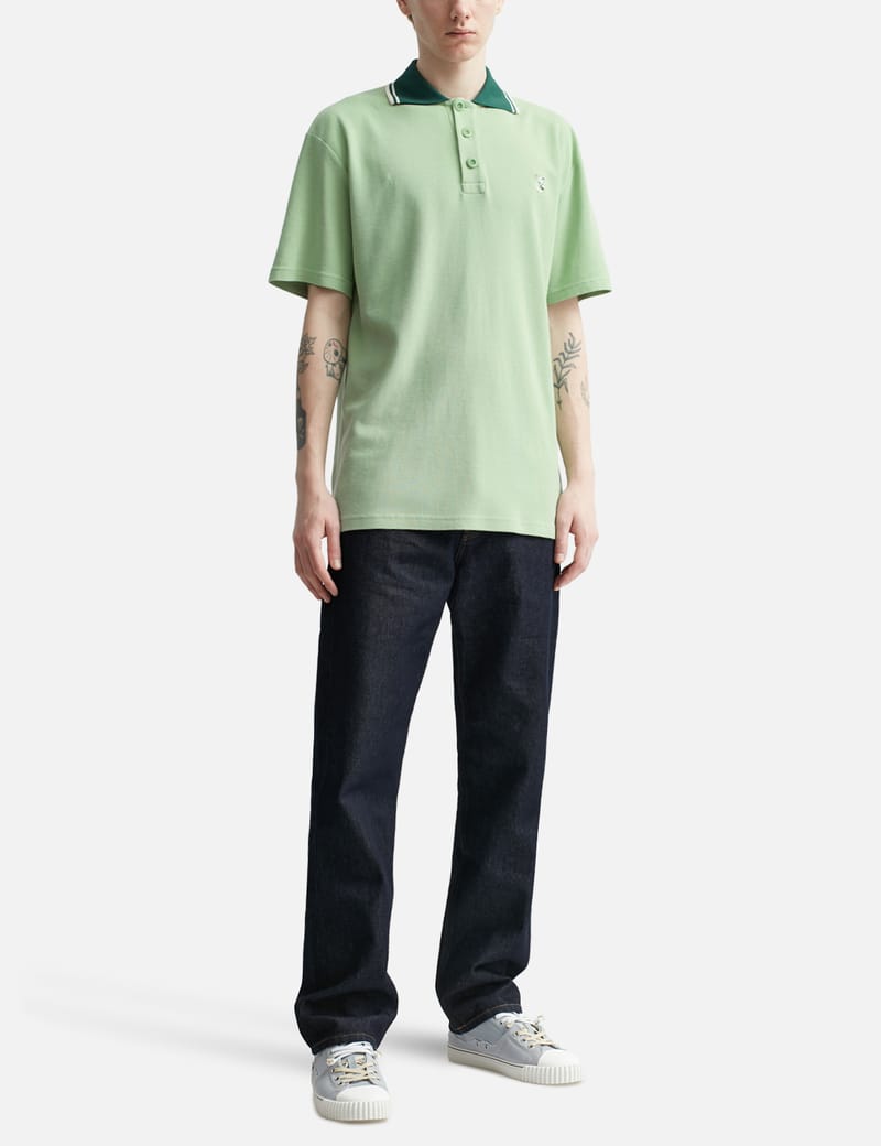 Maison Kitsuné - TONAL FOX HEAD PATCH POLO | HBX - Globally