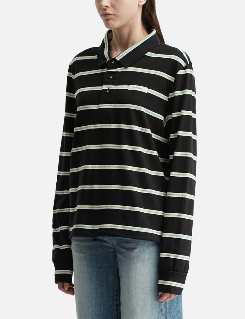◆GLOWNY◆ G COMFORT LONG SLEEVE STRIPE GY24CLBLS001ST Glowny - Terry PK Long Sleeve | HBX - Globally Curated