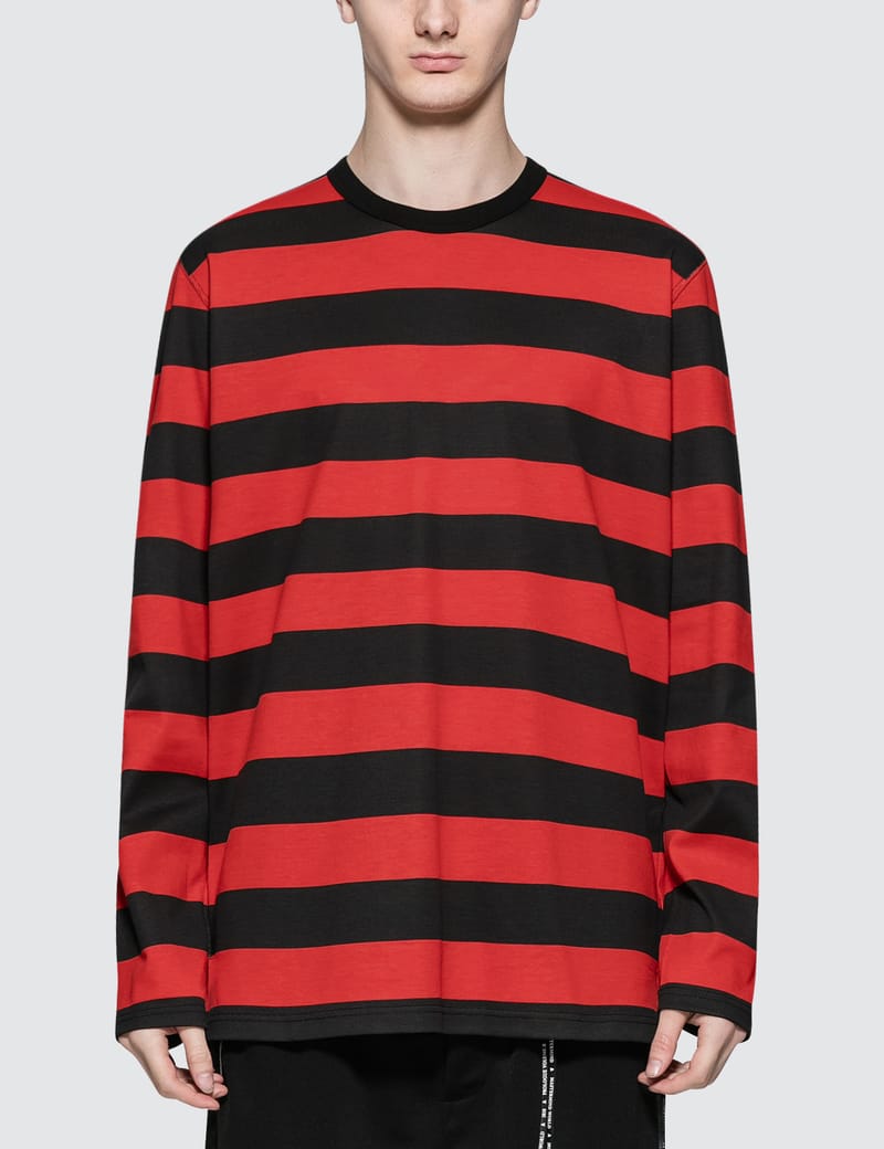 Mastermind World - Stripe L/S T-Shirt | HBX