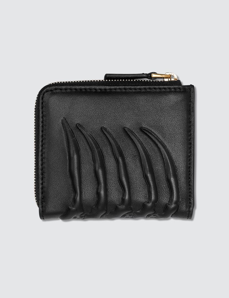 Alexander McQueen - Rib Cage Zip Around Wallet | HBX