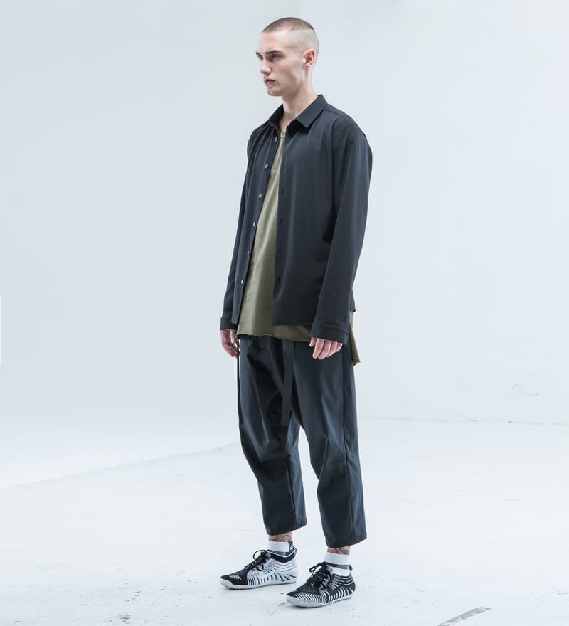 ACRONYM® - Black LA3-DS Schoeller 3X Dry Dryskin L/S Shirt | HBX