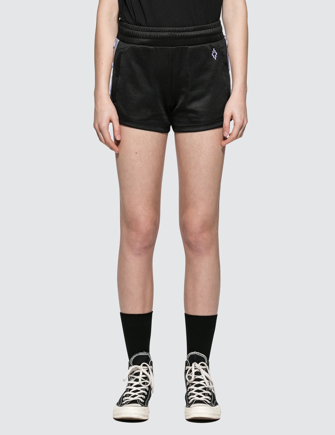 Marcelo Burlon - Cross Tape Shorts | HBX - Globally Curated Fashion and ...