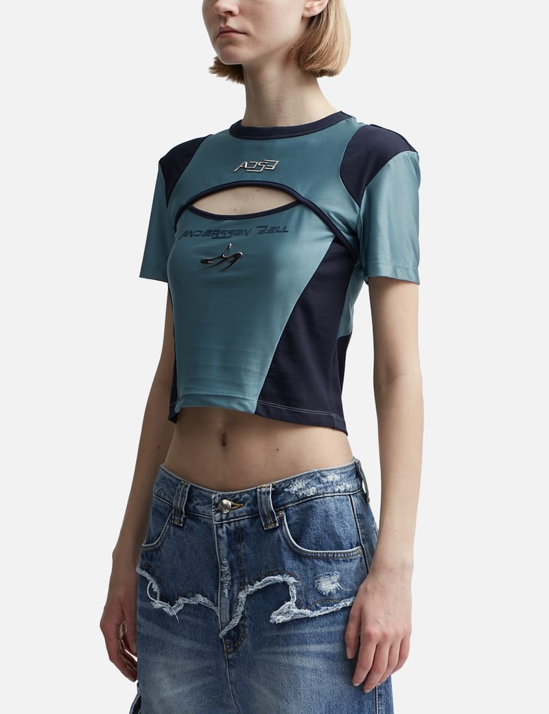 Andersson Bell - Cut-Out Racing T-shirt | HBX - Globally
