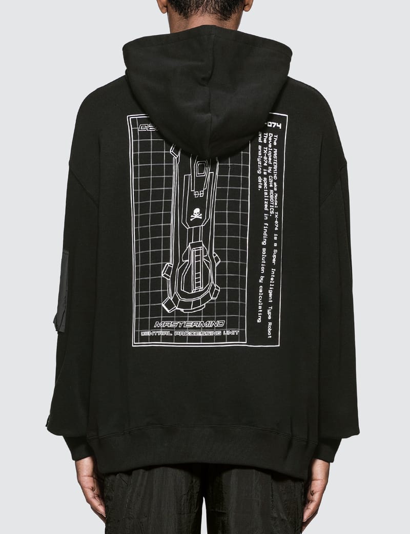 C2H4 C2H4 x Mastermind Japan CPU Blueprint Hoodie HBX