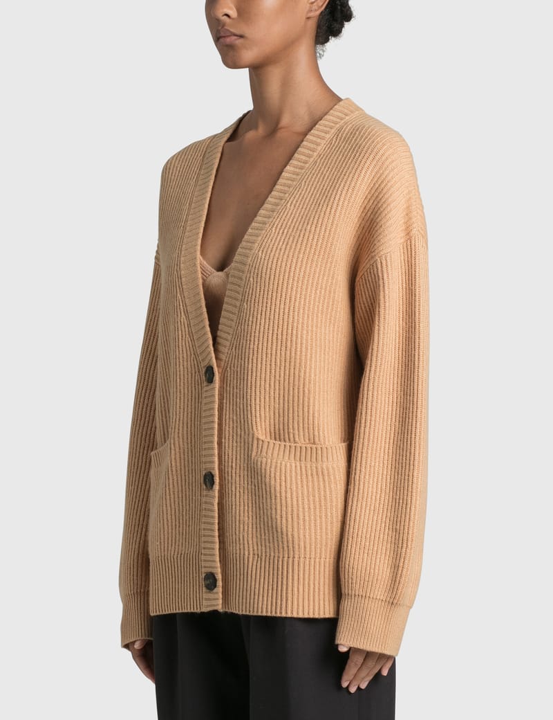 Jonathan Simkhai - Estela Wool Cashmere Blend Ribbed Cardigan