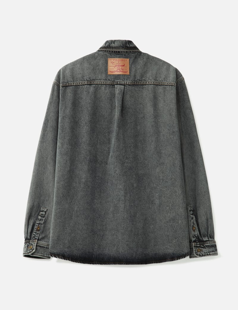 【新品・定価以下】2021 A/W EXAMPLE DENIM MOD COAT RAVEN Moto - Motorcycle Jackets | 
