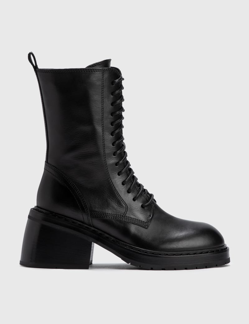 Ann demeulemeester hot sale combat boots