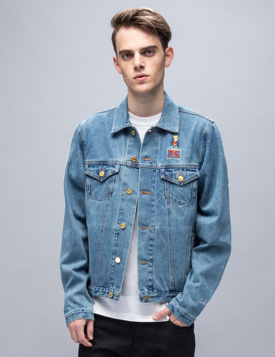 Joyrich - The Simpsons Denim Jacket | HBX - Globally Curated Fashion ...