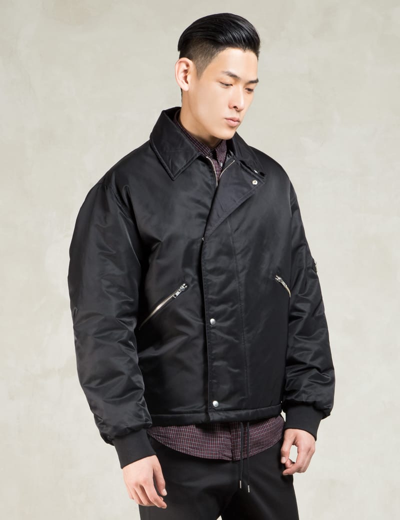 McQ Alexander McQueen - Black Lifeguard Aviator Jacket | HBX